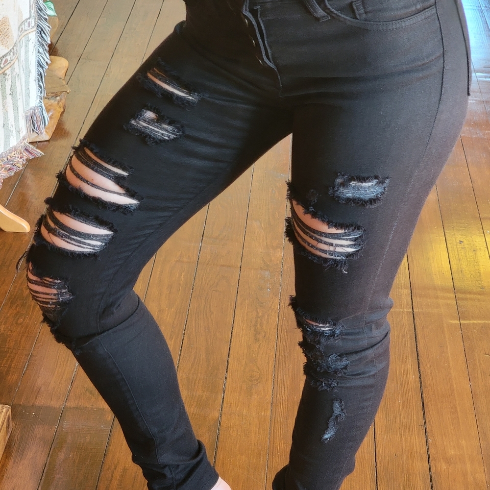 Flying Monkey, Buckle, Machine Distressed, Black … - image 3